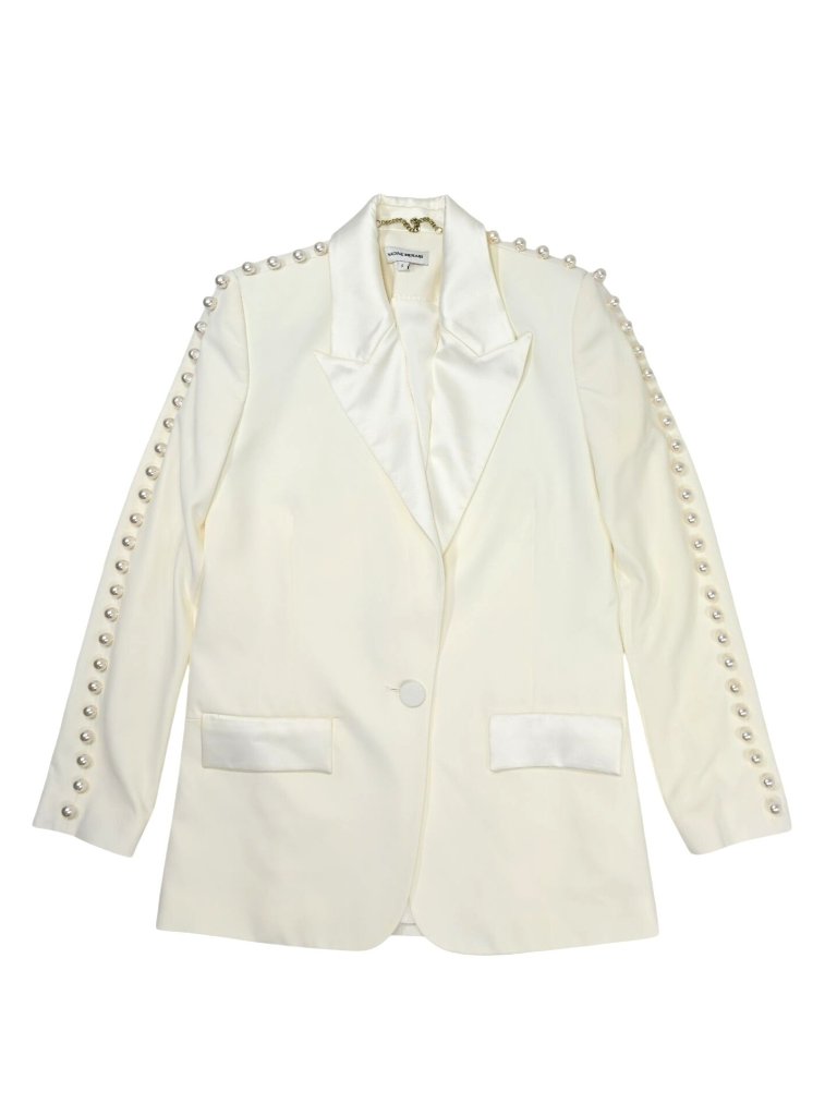 Nadine Merabi Charlotte Blazer In White